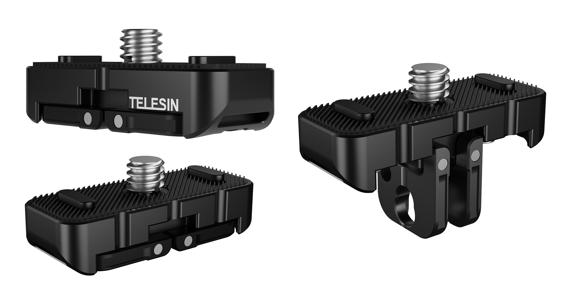 Adapter montażowy Telesin S7-JBK-05 do kamer Insta360 X4 na system GoPro